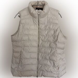 Ralph Lauren Cream Puffer Vest
